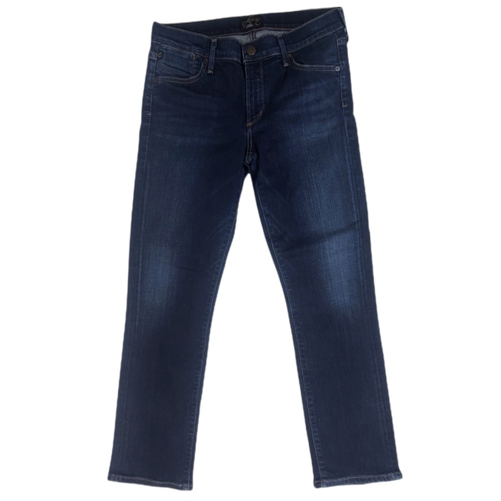 Agolde Dark Wash Straight Leg Jeans